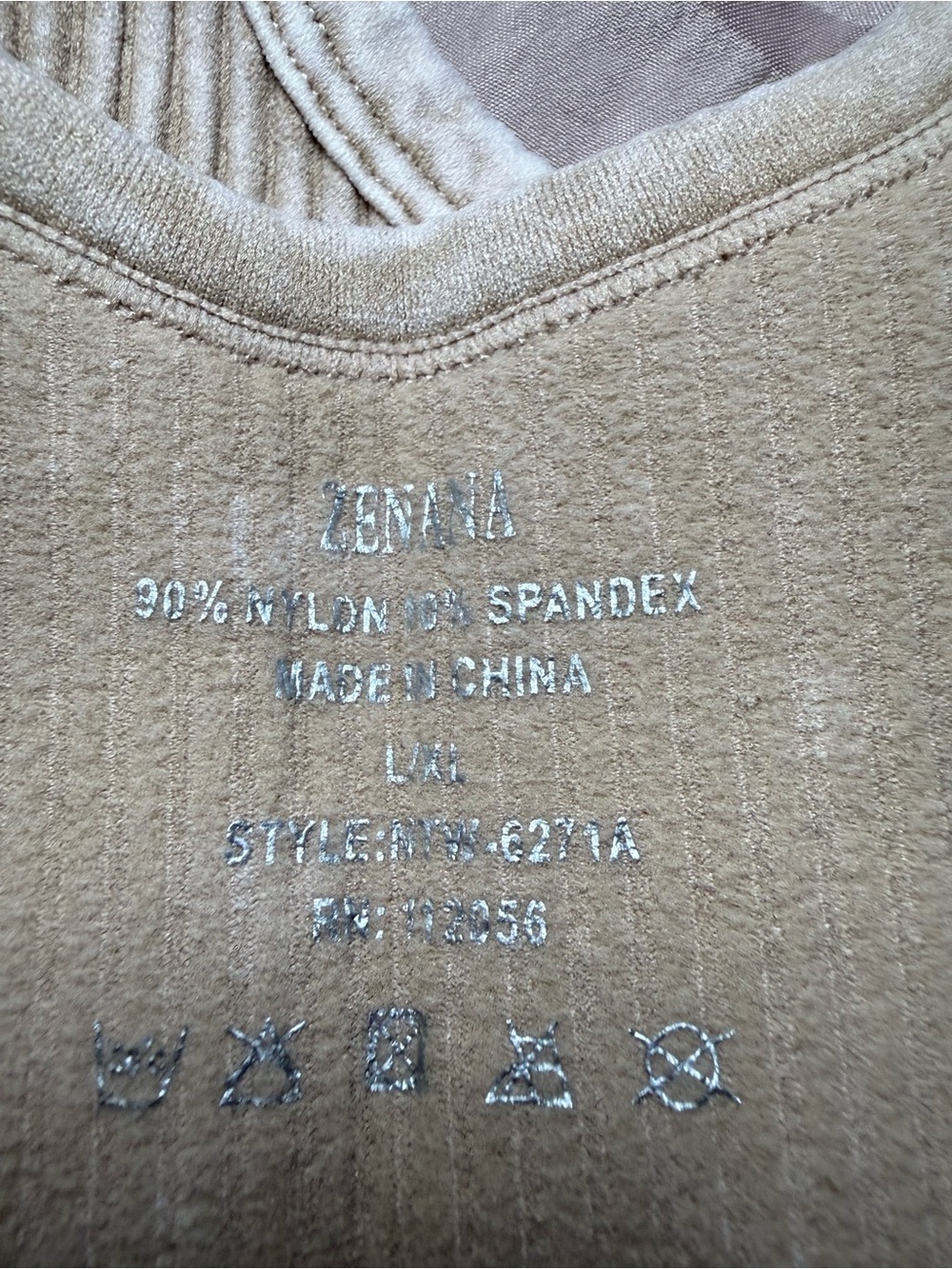 Zenana Reversible Ribbed bralette - Picture 6 of 8